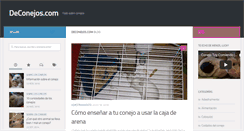 Desktop Screenshot of deconejos.com