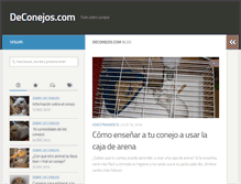 Tablet Screenshot of deconejos.com